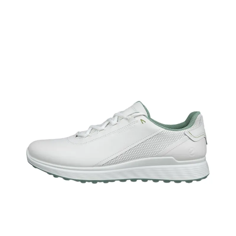 Ecco M GOLF S THREE Abrasion Resistant Low Top Golf Shoes Men's White-0