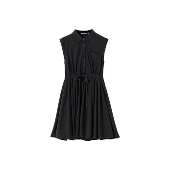 SOON FLOWER Sleeveless Dress Women's Black