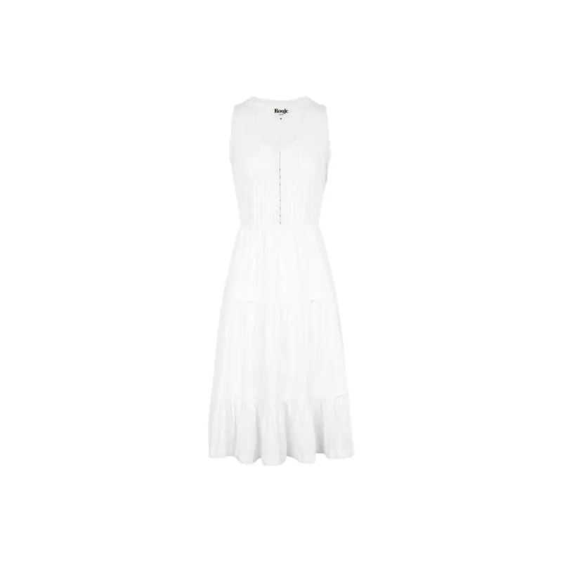 Rouje ROSELENE DRESS Sleeveless Dress Women's White-0
