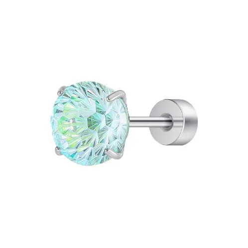 UX Titanium Steel, Ear Piercing Jewelry Stud Earrings Unisex