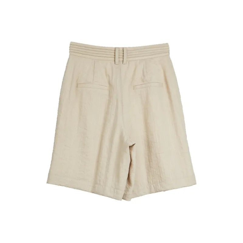 ELLE Casual Shorts Fall Women's Gray-6