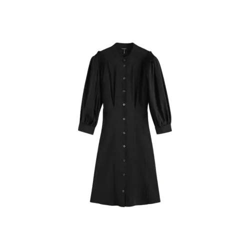 Scotch&Soda Long-Sleeved Dresses Women's Black