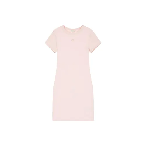 CALVIN KLEIN Short Sleeved Dresses Women's Light Pink