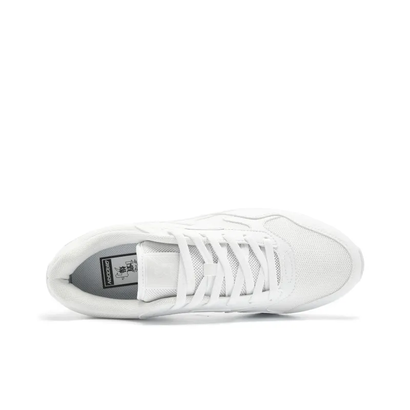 QIAODAN Anti Slip Wear Resistant Low Top Casual Shoes Men's Jordan White Light Gray-3