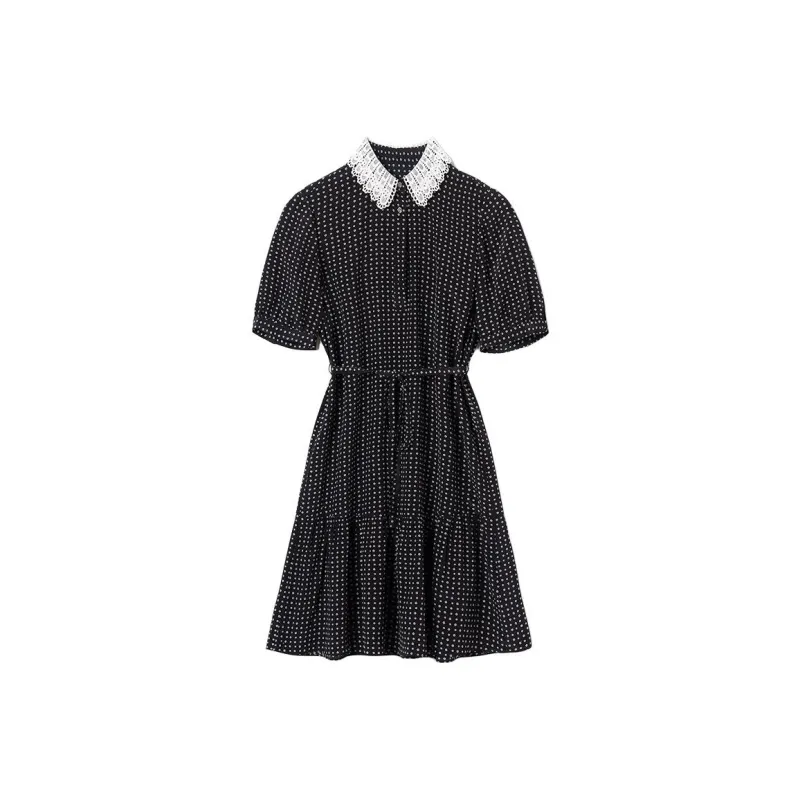 SNOWFORTE Short Sleeved Dresses Women's-1