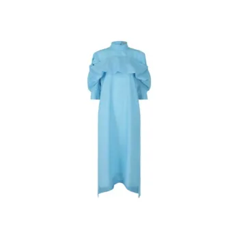 ISSEY MIYAKE Long-Sleeved Dresses Women's Light Blue