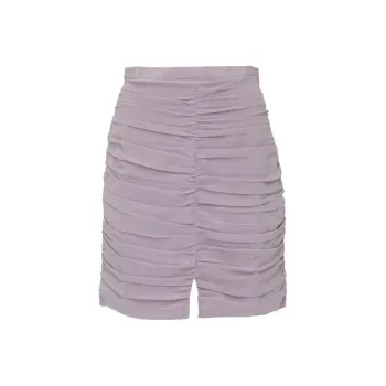 IRO NIGHT Ruched Back Slit Mini Skirt