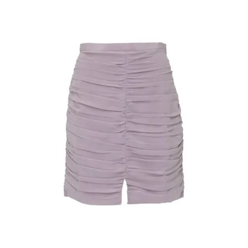 IRO NIGHT Ruched Back Slit Mini Skirt