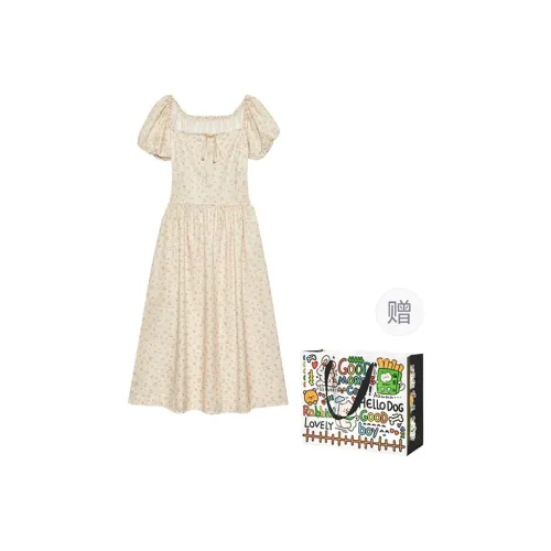 OURUOKE Short Sleeved Dress Women's