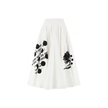 PRADA SS21 Long Skirt Women's White