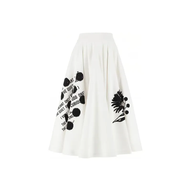 PRADA SS21 Long Skirt Women's White-0