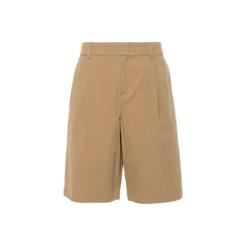 VINCE Tailored Cotton Shorts