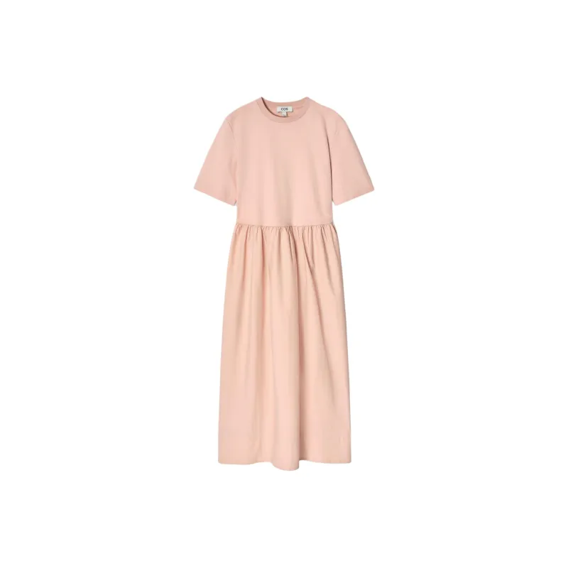 COS Short-Sleeved Dresses Women's Orange Pink-0