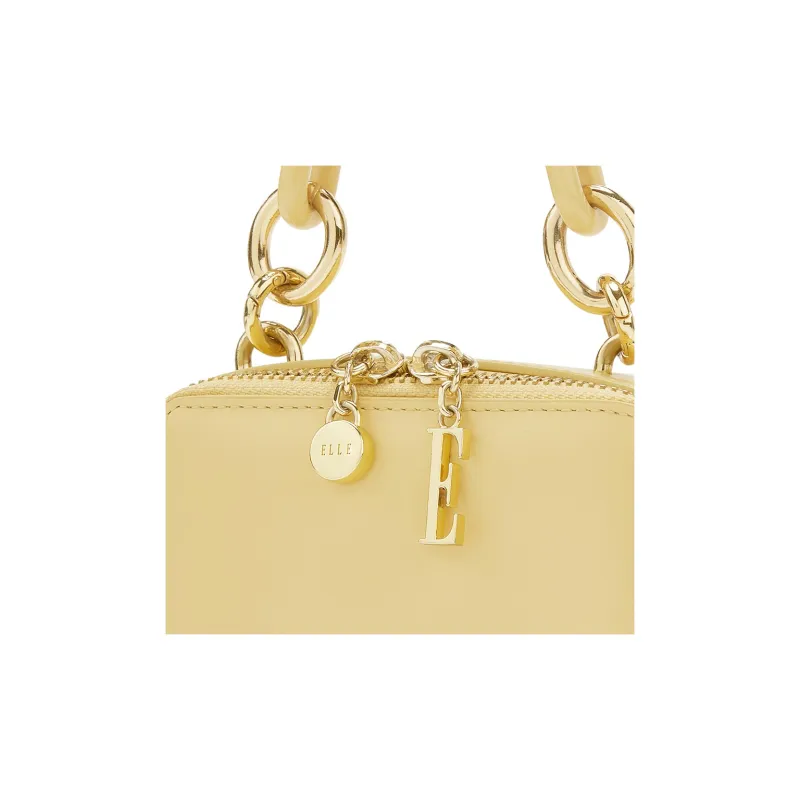 ELLE Cow Leather Box Bag Handbag Women's Multicolor-4
