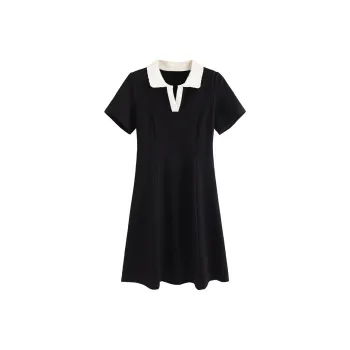 ETSE Short-Sleeved Dresses Women's Hepburn Black