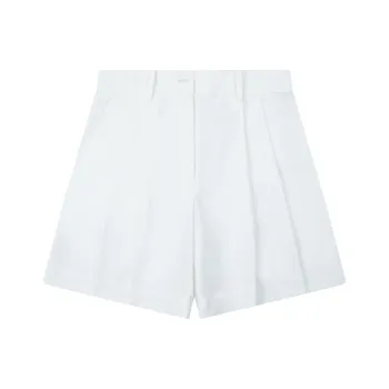 FAIRFAFO Casual Shorts Women's White