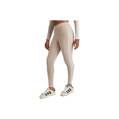 Adidas Originals 3 Stripes 'Beige' Leggings