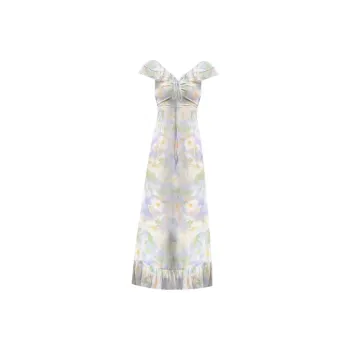 ABCMININ Short Sleeved Dress Women's Image Color