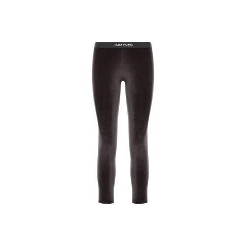 TOM FORD Stretch Lustrous Velour Signature Leggings