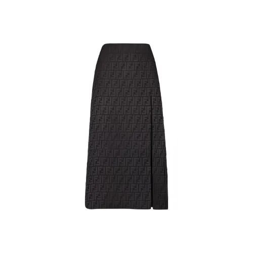 FENDI SS22 Midi Dress Women's Black