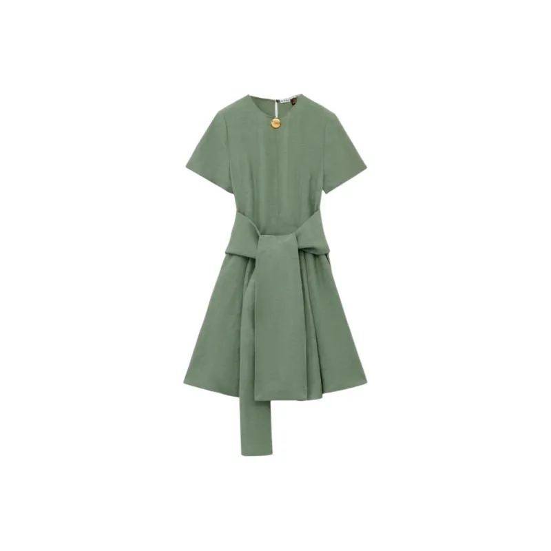 LOEWE Logo plaque Mini Dress-0