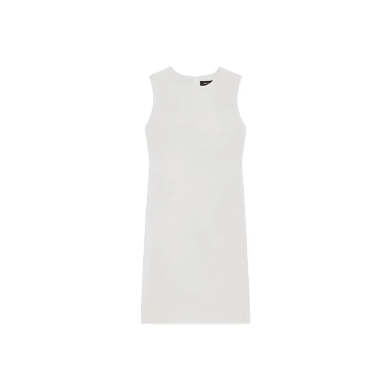 THEORY Sleeveless Dress Women's Stone Gray-0