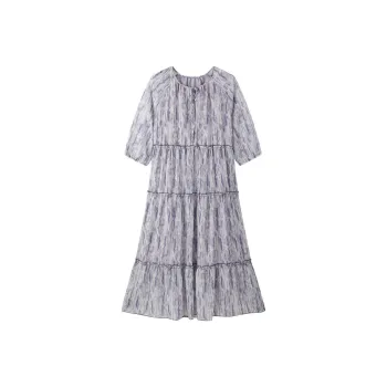 Demana Short-Sleeved Dresses Women's Purple