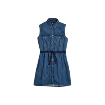G-STAR RAW Sleeveless Dress Women's Medium Blue