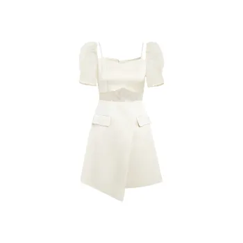 AUI Short Sleeved Dresses Women's Apricot
