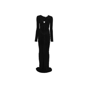 Christopher Esber Venus Plunging Maxi Dress