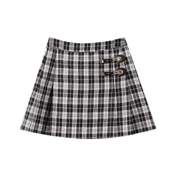 YUMOMO STAR Slim Fit Pleated Skirt Skirt Women's