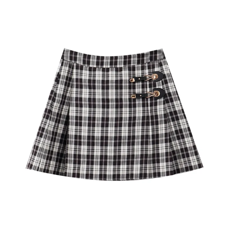 YUMOMO STAR Slim Fit Pleated Skirt Skirt Women's-0