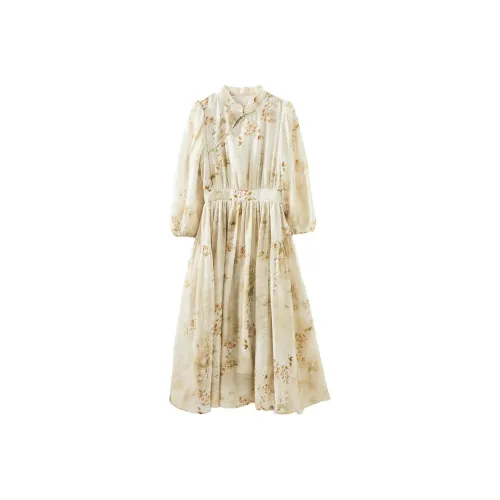 【dme】 Long-Sleeved Dresses Women's