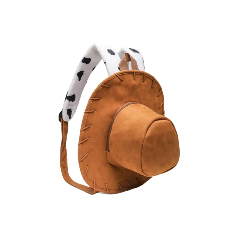 YOUR NAME Polyester Backpack Unisex Brown-2