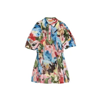 STINE GOYA Structured sleeve Mini Dress