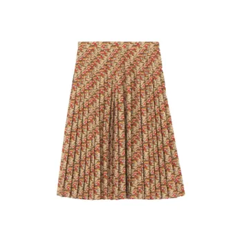 Burberry SS22 Casual Long Skirt Women's Honeys Beige