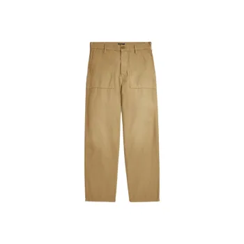 Polo Ralph Lauren Cotton Ricky Ankle Flat Front Pants Khaki
