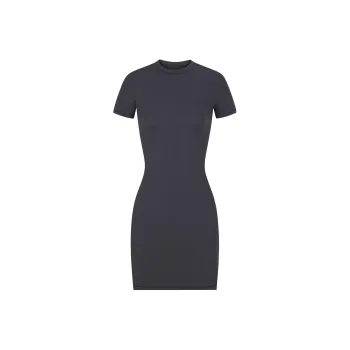 Skims Short-Sleeved Dresses Women's GRAPHITE/Graphite