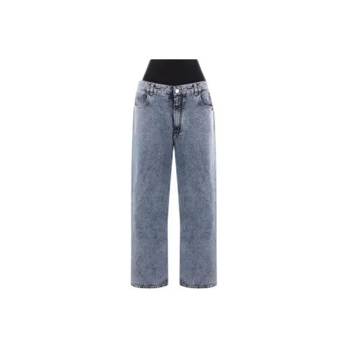 Alaia Knit Band Denim Jeans