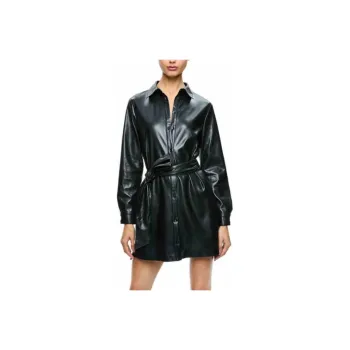 ALICE+OLIVIA FW24 CHASSIDY Long-Sleeved Dresses Women's Black