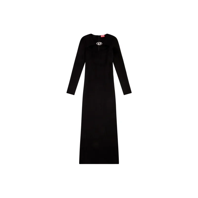 DIESEL Long Sleeved Dress Women's Black-0
