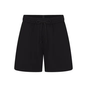 SKIMS COTTON FLEECE OVERSIZED SHORT Casual Shorts Women's ONYX/Onyx