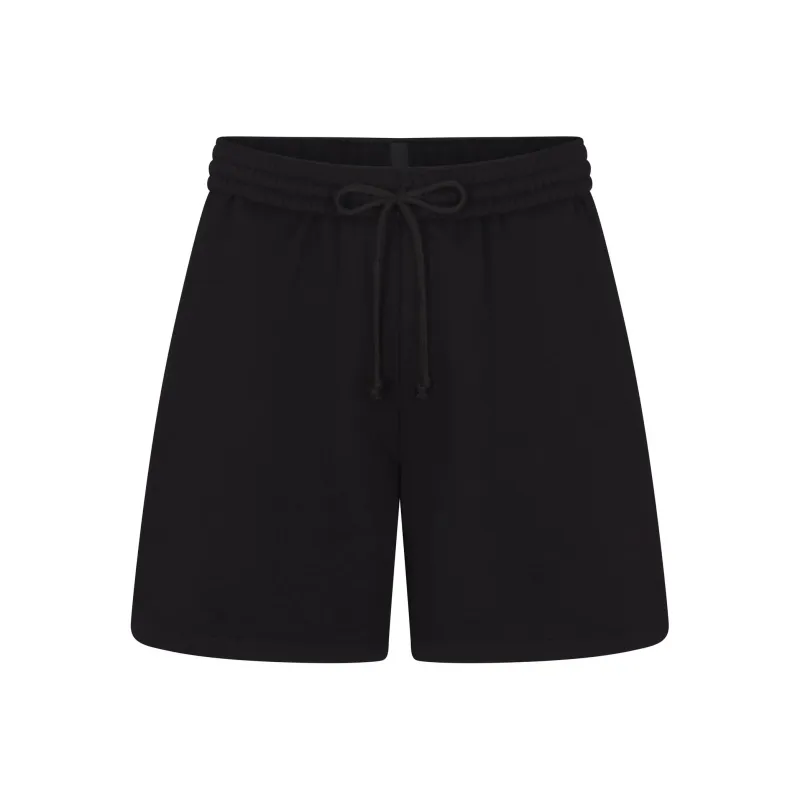 SKIMS COTTON FLEECE OVERSIZED SHORT Casual Shorts Women's ONYX/Onyx-0