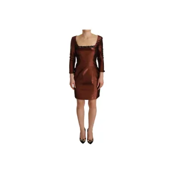 GIANFRANCO FERRE Long-Sleeved Dresses Women's Bronze