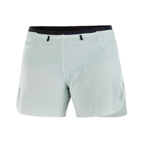 SALOMON SENSE AERO 5 Casual Shorts Women's Mist Blue
