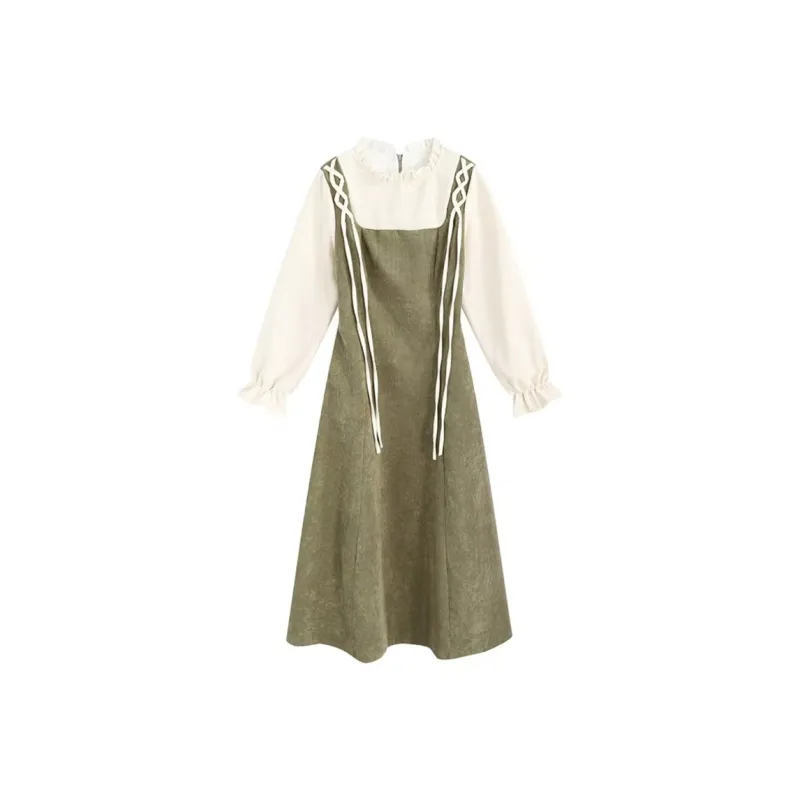 AFGGD Long-Sleeved Dresses Women's-4