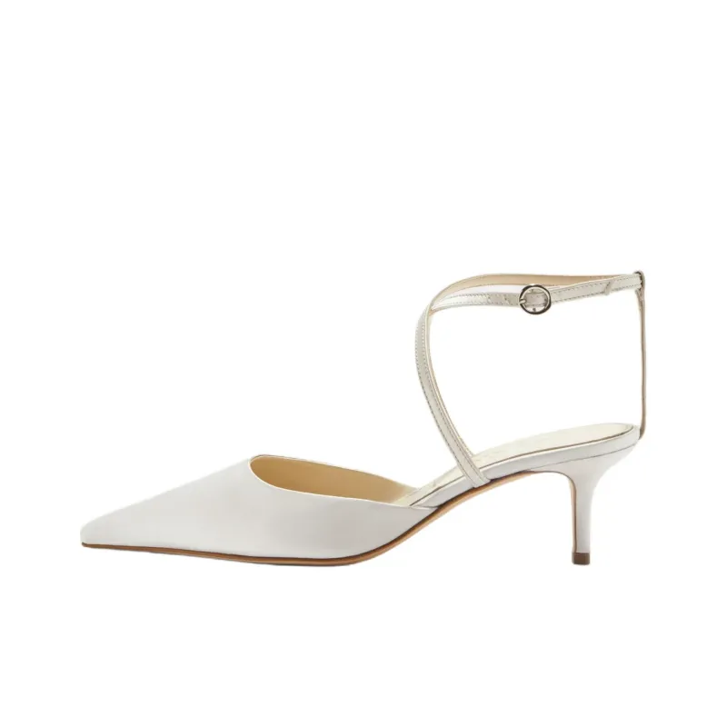 Aeyde Salome Slim Heel High Heels 5.5cm Women's White-0