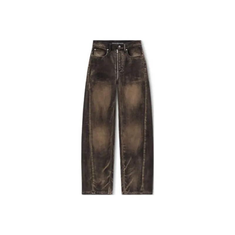 Alexander Wang Logo Embossed Balloon Jeans-0