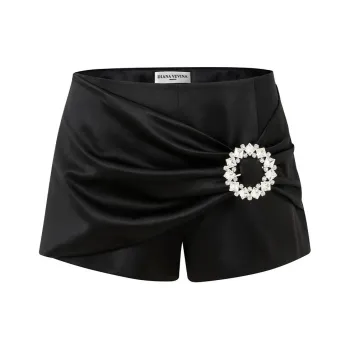 DIANA VEVINA Casual Shorts Women's Black