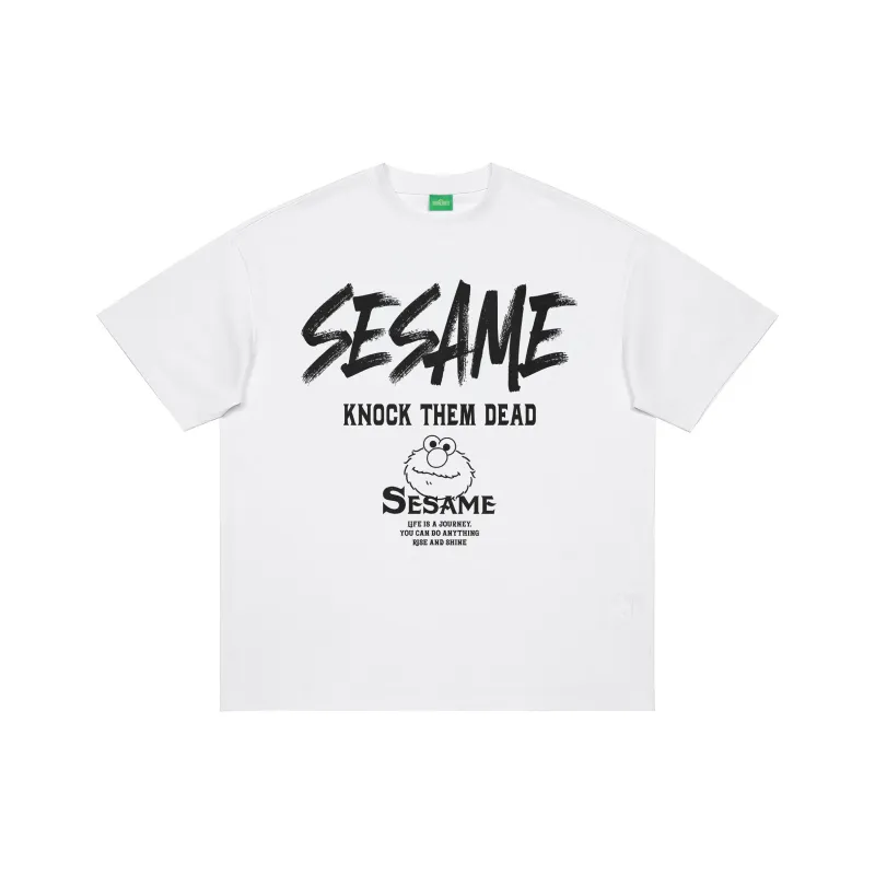SESAME STREET T Shirt Unisex Black-2